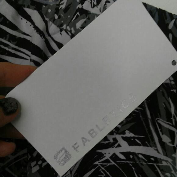 NWT FABLETICS Clarissa Wrap Skirt II Above Knee  Black White Size Small - Picture 5 of 8